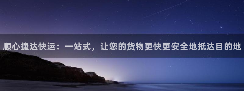 狗子28h5链接：顺心捷达快运：一站